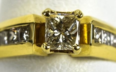 Vintage 14kt Yellow Gold .60 Carat Diamond Ring