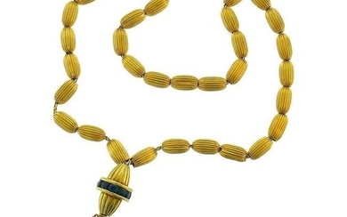 Vintage 22k Yellow Gold Pocket Rosary Prayer Beads