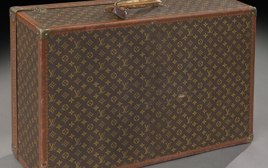 Vintage Louis Vuitton Alzer hard sided suitcase