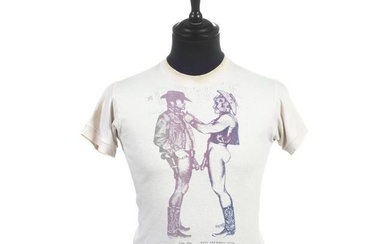 Vivienne Westwood & Malcolm McLaren An Original and Rare Pink 'Two Cowboys' T-Shirt, 1975