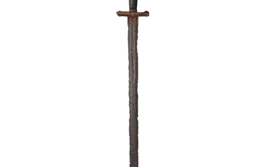 Ⓦ A RARE MILITARY SWORD (KATZBALGER), SECOND QUARTER OF THE 16TH CENTURY, GERMAN OR SWISS