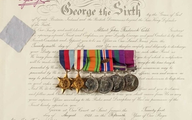 WWII group of medals - Major A.J. Cobb, RASC