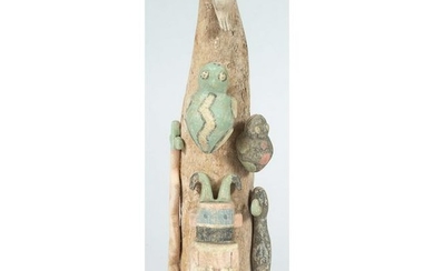Walter Howato (Hopi, 1921-2003) Wood Katsina Sculpture