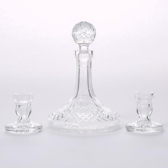 Waterford Cut Glass 'Lismore' Pattern Ship's Decanter