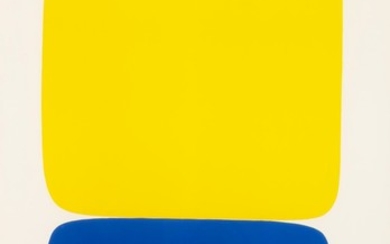 Yellow Over Dark Blue, (from the Suite of Twenty-seven Color Lithographs), 1964-1965