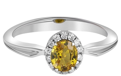 Yellow Sapphire 14k Gold Ring
