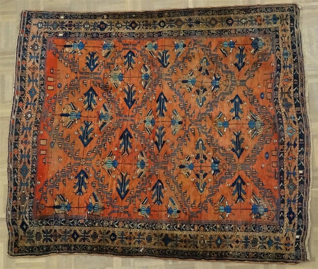 (-), handgeknoopt Perzisch tapijt, 168 x 141