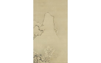 JAPANESE SCHOOL, ATTRIBUTED TO JITEKISAI FIGURES IN EXTENSIVE LANDSCAPES,...