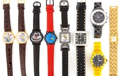 Group of Metal Wristwatches