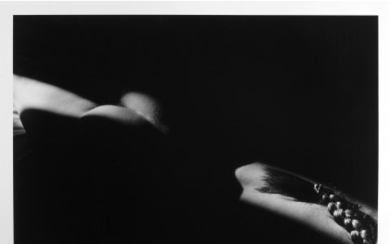 LUCIEN CLERGUE ( 1934 - 2015 ) , Ombre 2005 Black and white vintage Lambda print. Signed and 4/8 on the recto. 12.99 x 18.31 in. (15.94 x...