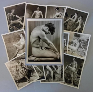 12 WPG Vintage Male Nude Photos, Don Whitman