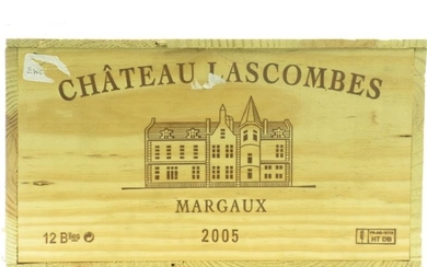 12 bottles of Chateau Lascombes 2005 Margaux (owc)
