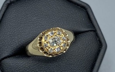 14 kt. Gold - Ring - 0.20 ct Diamond - Diamond