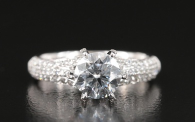 14K 1.62 CTW Lab Grown Diamond Ring