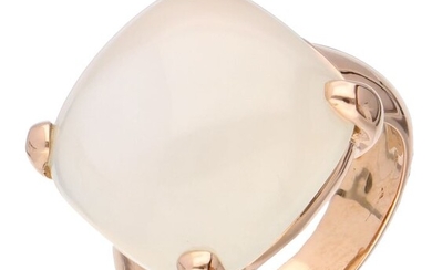18 kt. Pink gold - Ring - 17.39 ct Moonstone