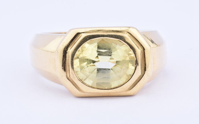 18 kt. Yellow gold - Ring - 1.80 ct Citrine