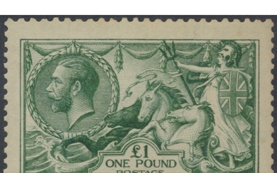 1913 Waterlow Seahorses to £1, M. A fine example of this des...