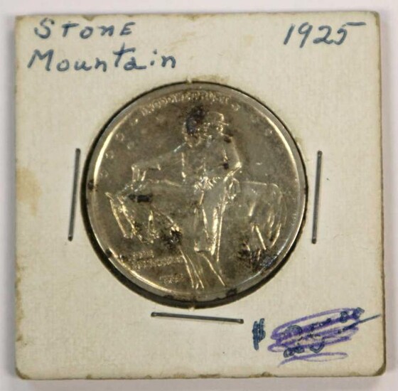 1925 STONE MOUNTAIN SILVER HALF DOLLAR