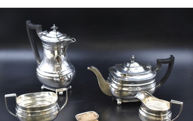 1930’s Hallmarked London Silver Set to include Coffee Strain...