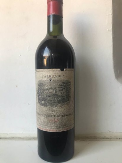 1950 Carruades de Lafite Rothschild, 2nd wine Chateau Lafite Rothschild - Pauillac - 1 Bottle (0.75L)