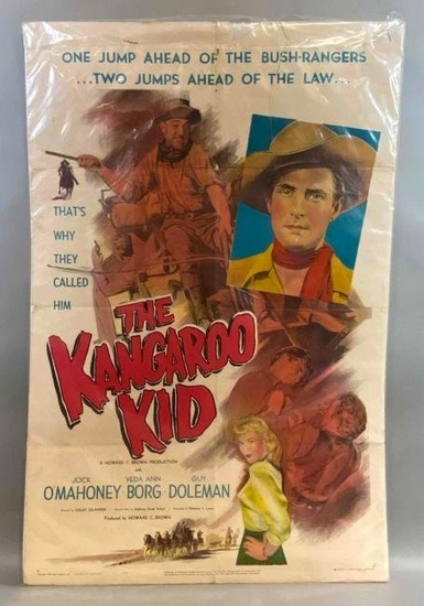 1950 Pathe Industries The Kangaroo Kid Movie Poster