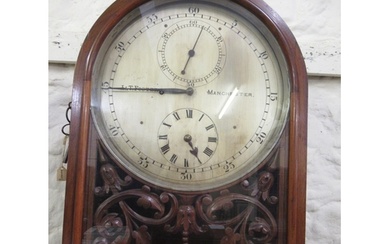 19th Century mahogany cased wall regulator clock by J & T Fo...