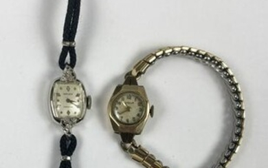 2 14k Gold Vintage Lady's Watches Lyceum, Gruen