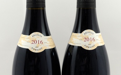 2 bouteilles NUIT SAINT GEORGES 2016 1er cru Les Vaucrains. Domaine Robert Chevillon