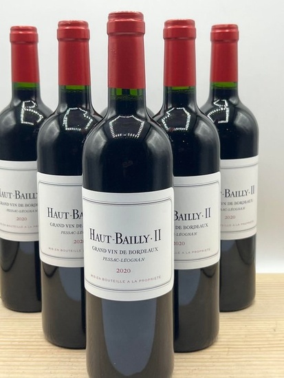 2020 Haut-Bailly II, 2nd wine of Chateau Haut-Bailly - Pessac-Léognan - 6 Bottles (0.75L)