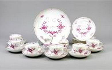 Coffee service for 6 persons, 21 pcs., Meissen, after