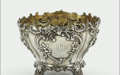 A Victorian English Silver Footed Bowl.