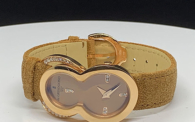 De Grisogono - 18K Rose gold with diamonds- Be Eight S01 Gold Dial- Women - 2011-present