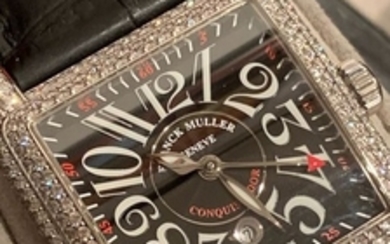 Franck Muller - Conquistador 1000 Cortez Full Diamonds - 10000 K H L scd CC - Unisex - 2000-2010