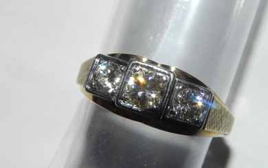 14 kt. Gold - Ring Diamond