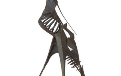 33-Claude Poilpré (1923 – 1987) Oiseau Sculpture…