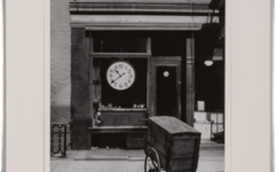ABBOTT, BERENICE (1898-1991) Repair shop, Christopher St., New York