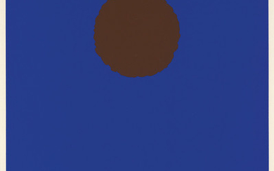 ADOLPH GOTTLIEB Blue Night. Color screenprint, 1970. 610x458 mm; 24x18 inches, full margins....