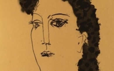 After Pablo Picasso, Spanish 1881-1973- Femme brune...