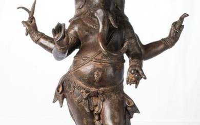Antique Chola Style Standing Ganesha