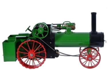 An approximately ¾ inch scale model of a Case American traction engine