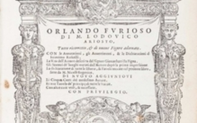 Ariosto, Ludovico ORLANDO FURIOSO... TUTTO RICORRETTO, &AMP; DI NUOVE FIGURE ADORNATO, 1587