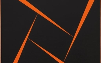 Carmen Herrera, Untitled (Orange and Black)