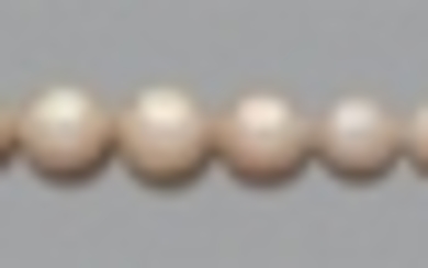 Collier "perles fines" Chute de 83 perles...