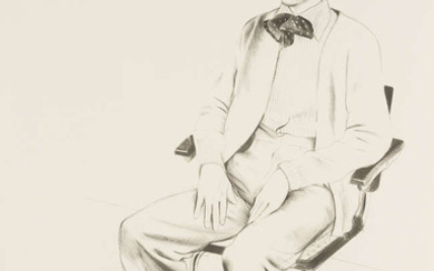 David Hockney (b.1937) Gregory Evans (Baggott 57/77)