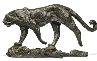 Dylan Lewis (b. 1964), Walking leopard III maquette