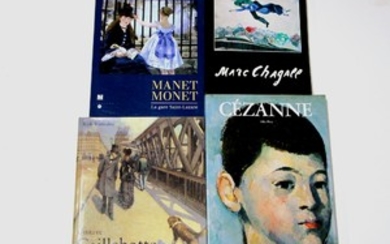 Gustave CAILLEBOTTE - Marc CHAGALL - CEZANNE - MANET, MONET