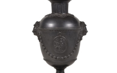 A Humphrey Palmer black basalt vase