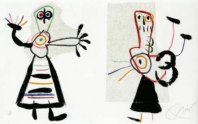 Joan Miro - Untitled from "L'Enfance d'Ubu"