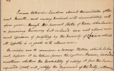 Knight, Richard Payne (1750-1824) Autograph Letter Signed, 16 November 1816.
