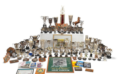 The Lew Coffin archive of trophies, awards, medallions, mugs, photographs, certificates, ephemera, and other items